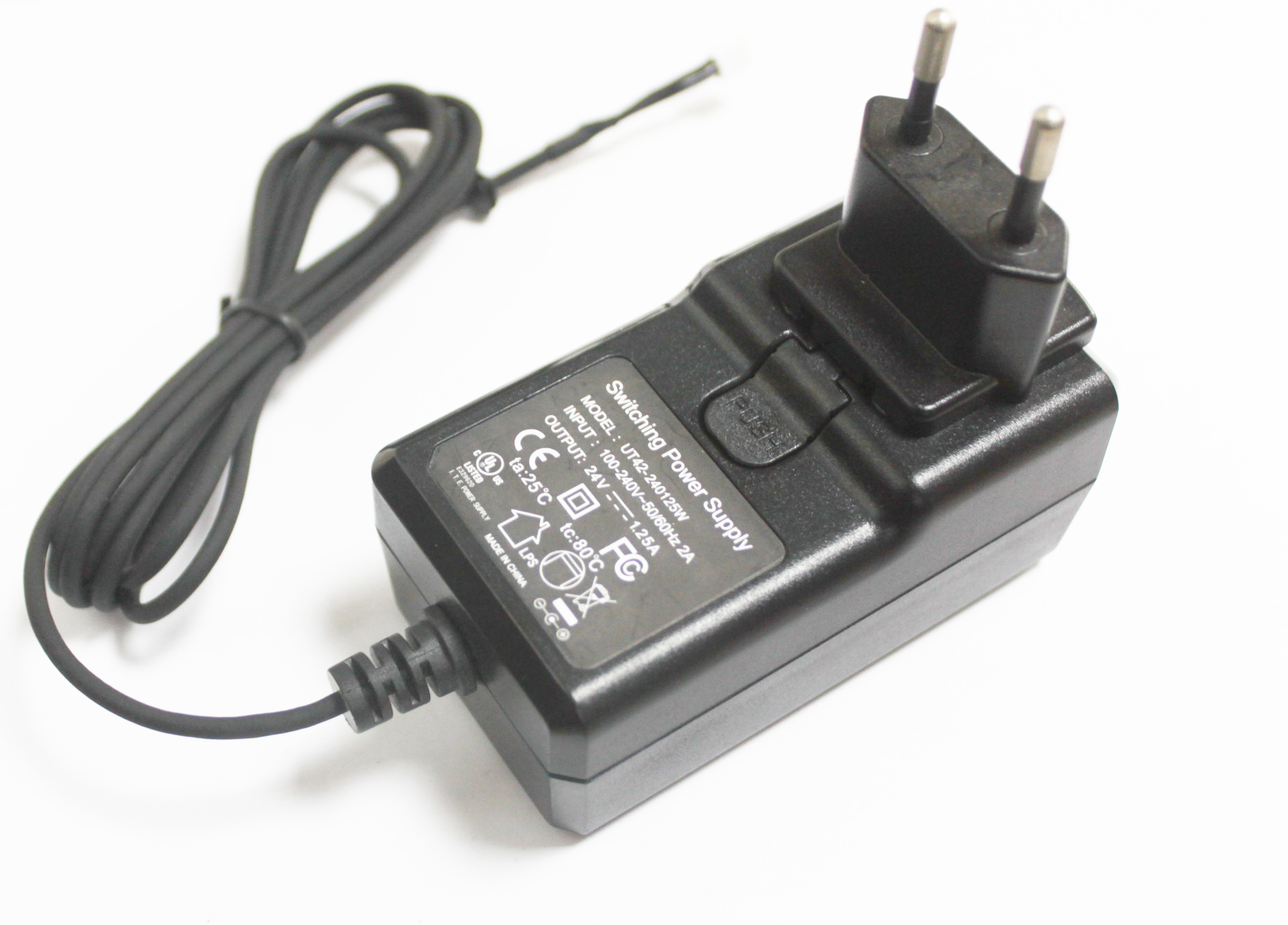 14V 2A AC DC EU plug switching power supply adapter